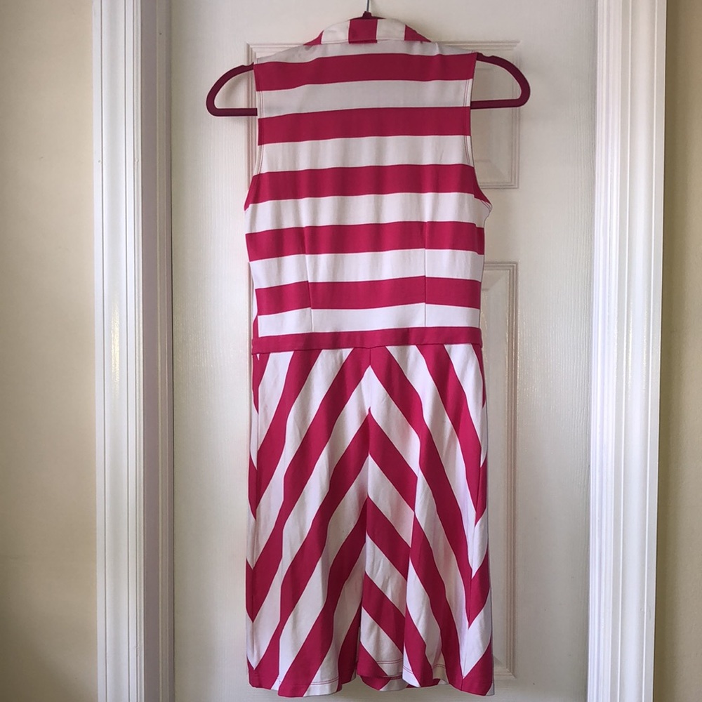 NY&Co sleeveless collared striped dress - Picture 2 of 2